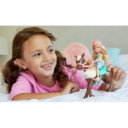 Mattel Barbie Club Chelsea Doll And Pony GHV78 887961803471