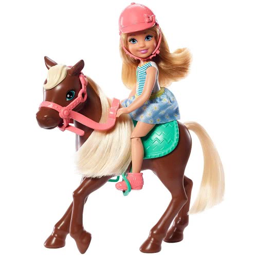 Mattel Barbie Club Chelsea Τσέλσι Κούκλα Και Πόνυ GHV78 887961803471