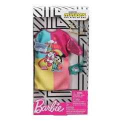 Mattel Barbie Πρωϊνά Σύνολα - Διάσημες Μόδες - Minions Dress Accessory FYW81 / GHX89 887961805666