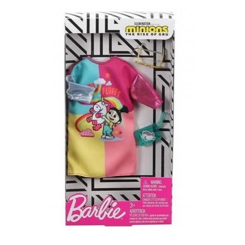 Mattel Barbie Πρωϊνά Σύνολα - Διάσημες Μόδες - Minions Dress Accessory FYW81 / GHX89 887961805666