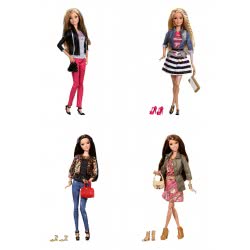 Mattel Barbie Και Οι Φίλες Της - Fashion Icons (4 Σχέδια) BLR55 746775370787
