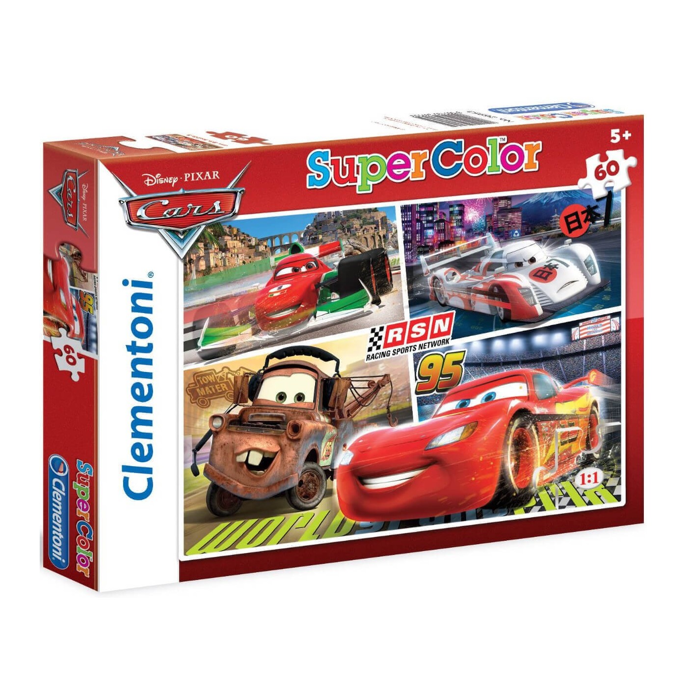 Clementoni Παζλ 60Τεμ Super Color Disney Cars 1200-26953 | Toys-shop.gr