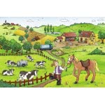 Ravensburger Παζλ 2X12τεμ. Το Αγρόκτημα 05-07560 4005556075607