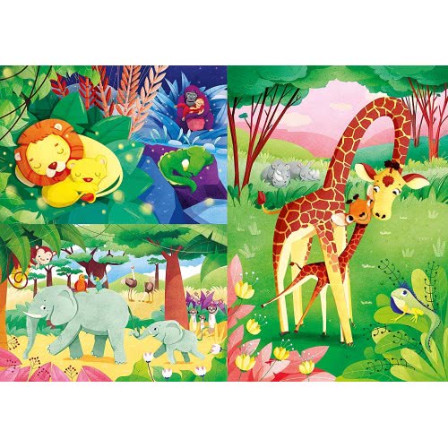Clementoni Παιδικό Παζλ Color Friends 3X48 Τμχ 1200-25233 8005125252336