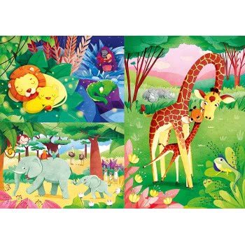 Clementoni Παιδικό Παζλ Color Friends 3X48 Τμχ 1200-25233 8005125252336