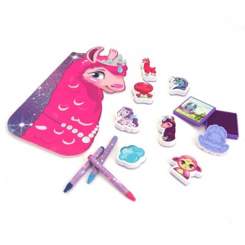 As company Art Greco Llama Set 10 Stampers And 1 Block For Ages 3+ 1023-64031 5203068640316