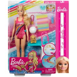 Mattel Easter Candle Barbie Dreamhouse Adventures Swim And Dive Doll And Accessories GHK23 