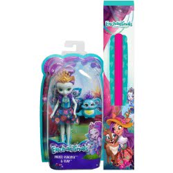 Mattel Easter Candle Enchantimals Doll And Animal Sage Patter Peacock And Flap DVH87 / DYC76 