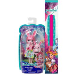 Mattel Easter Candle Enchantimals Doll And Animal Bree Bunny And Twist DVH87 / FXM73 
