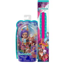 Mattel Easter Candle Enchantimals Doll And Animal Danessa Deer And Sprint DVH87 / FXM75 