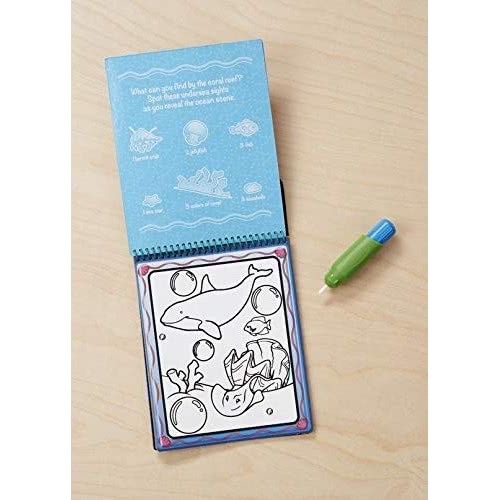 Melissa and Doug Water Wow Animals On The Go Βιβλίο Ζωγραφικής Με Νερό - Ζώα 15376 000772153768