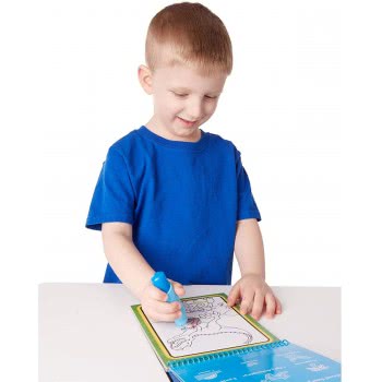 Melissa and Doug Water Wow Dinosaurs On The Go Βιβλίο Ζωγραφικής Με Νερό - Δεινόσαυροι 19315 000772193153