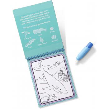 Melissa and Doug Water Wow Under The Sea On The Go Βιβλίο Ζωγραφικής Με Νερό - Κάτω Από Τη Θάλασσα 19445 000772194457