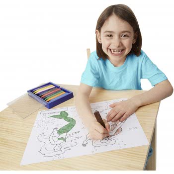 Melissa and Doug Jumbo 50 Μεγάλο Μπλοκ Ζωγραφικής 50 Σελ. - Ροζ 14225 000772142250