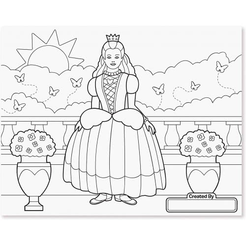 Melissa and Doug Jumbo 50 Colouring Pad – Pink 14225 000772142250