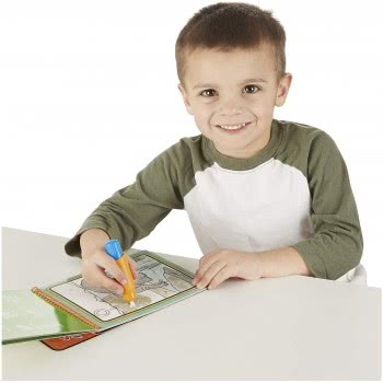 Melissa and Doug Water Wow Safari On The Go Βιβλίο Ζωγραφικής Με Νερό - Σαφάρι 19441 000772194419