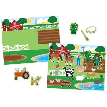 Melissa and Doug Reusable Sticker Pad - Habitats 14196 000772141963