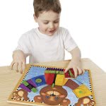 Melissa and Doug Basic Skills Puzzle Board 13784 000772137843