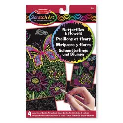 Melissa and Doug Scratch Art Color-Reveal Pictures: Butterflies And Flowers Πεταλούδες Και Λουλούδια 15956 000772159562