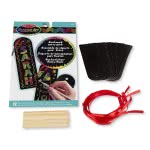 Melissa and Doug Scratch Art Activity Kit: Bookmark Party Pack 15906 000772159067