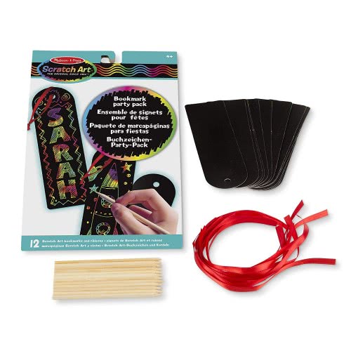 Melissa and Doug Scratch Art Activity Kit: Bookmark Party Pack Σελιδοδείκτες 15906 000772159067