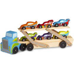Melissa and Doug Mega Race Car Carrier 12759 000772127592