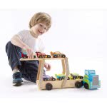 Melissa and Doug Mega Race Car Carrier 12759 000772127592