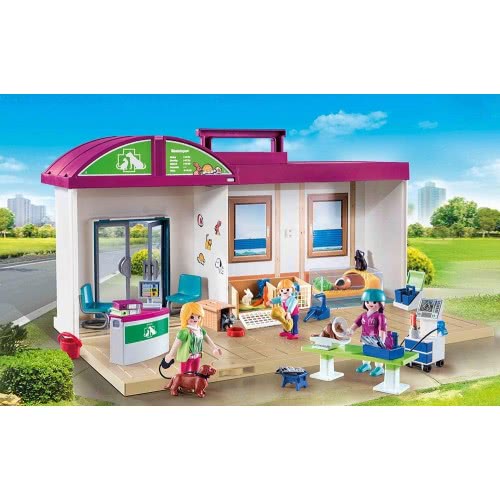 Playmobil Easter Candle City Life Take Along Vet Clinic 10804 4008789108043
