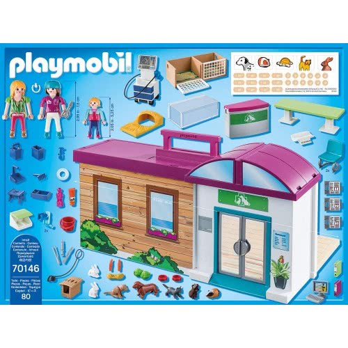 Playmobil Easter Candle City Life Take Along Vet Clinic 10804 4008789108043