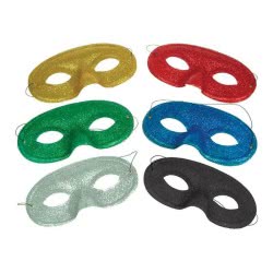 fun world Μάσκα Με Χρυσόσκονη Σε 6 Χρώματα 650 5212007502912