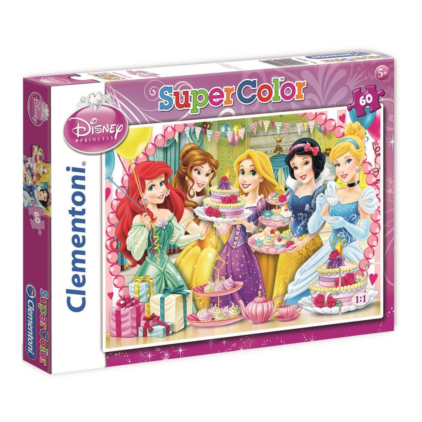 Clementoni Παζλ 60Τεμ Super Color Disney Princess 1200-26911 | Toys-shop.gr