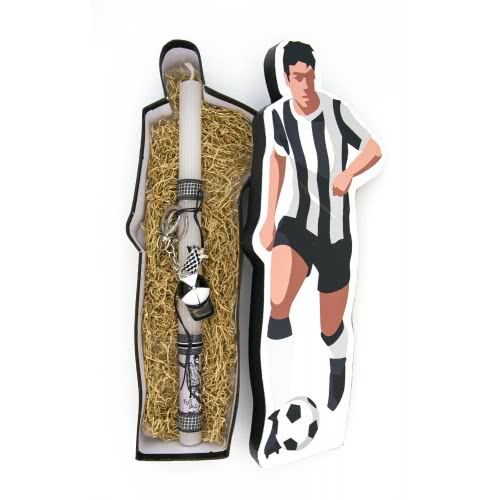 Λαμπάδες Decor Easter Candle Team With Keyring (Black, Green, Red, Yellow) 20122 5207213201223