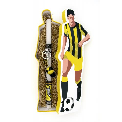 Λαμπάδες Decor Easter Candle Team With Keyring (Black, Green, Red, Yellow) 20122 5207213201223