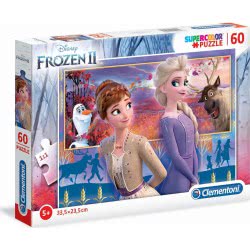 Clementoni Παιδικό Παζλ Color Frozen 60 Τμχ 1200-26056 8005125260560