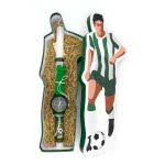 Λαμπάδες Decor Easter Candle Team With Watch (Black, Green, Yellow, Red) 19120 5207213191203