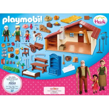Playmobil Χάιντι Με Τον Παππού Στην Καλύβα 70253 4008789702531