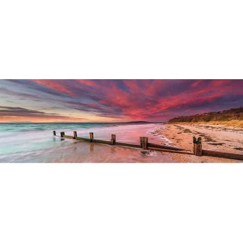 Schmidt Puzzle 1000 Panorama Mark Gray Mccrae Beach, Mornington Peninsula, Victoria, Australia 59395 4001504593957