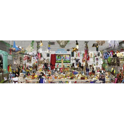 HEYE Puzzle 1000 Panorama New Year's Eve 29823 4001689298234