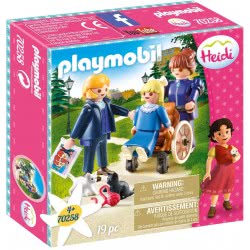 Playmobil Heidi Clara, Father And Miss Rottenmeier 70258 4008789702586