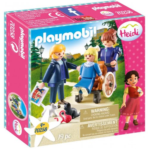 Playmobil Heidi Κλάρα, Πατέρας Και Δεσποινίς Ροτενμάιερ 70258 4008789702586
