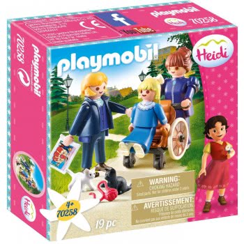 Playmobil Heidi Clara, Father And Miss Rottenmeier 70258 4008789702586