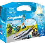 Playmobil Βαλιτσάκι Skateboarder Με Πίστα Και Ποδήλατο 9107 4008789091079