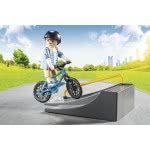 Playmobil Skateboarder With Track And Bike 9107 4008789091079