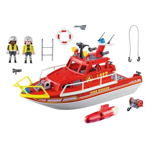 Playmobil Fire Rescue Boat 70147 4008789701473