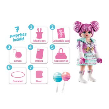 Playmobil Rosalee - Candy World Ροζαλία 70385 4008789703859