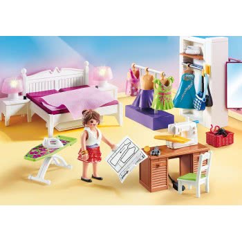 Playmobil Bedroom With Sewing Corner 70208 4008789702081