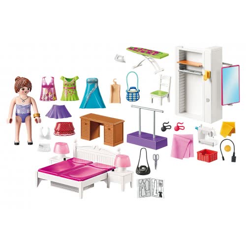 Playmobil Bedroom With Sewing Corner 70208 4008789702081