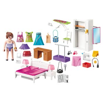 Playmobil Bedroom With Sewing Corner 70208 4008789702081