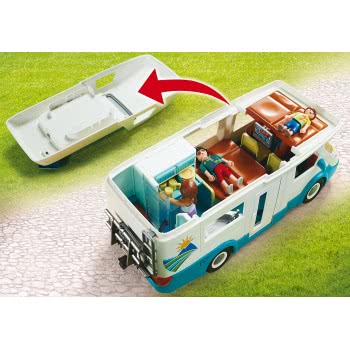 Playmobil Αυτοκινούμενο Οικογενειακό Τροχόσπιτο 70088 4008789700889