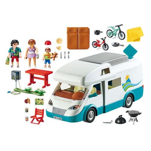 Playmobil Αυτοκινούμενο Οικογενειακό Τροχόσπιτο 70088 4008789700889